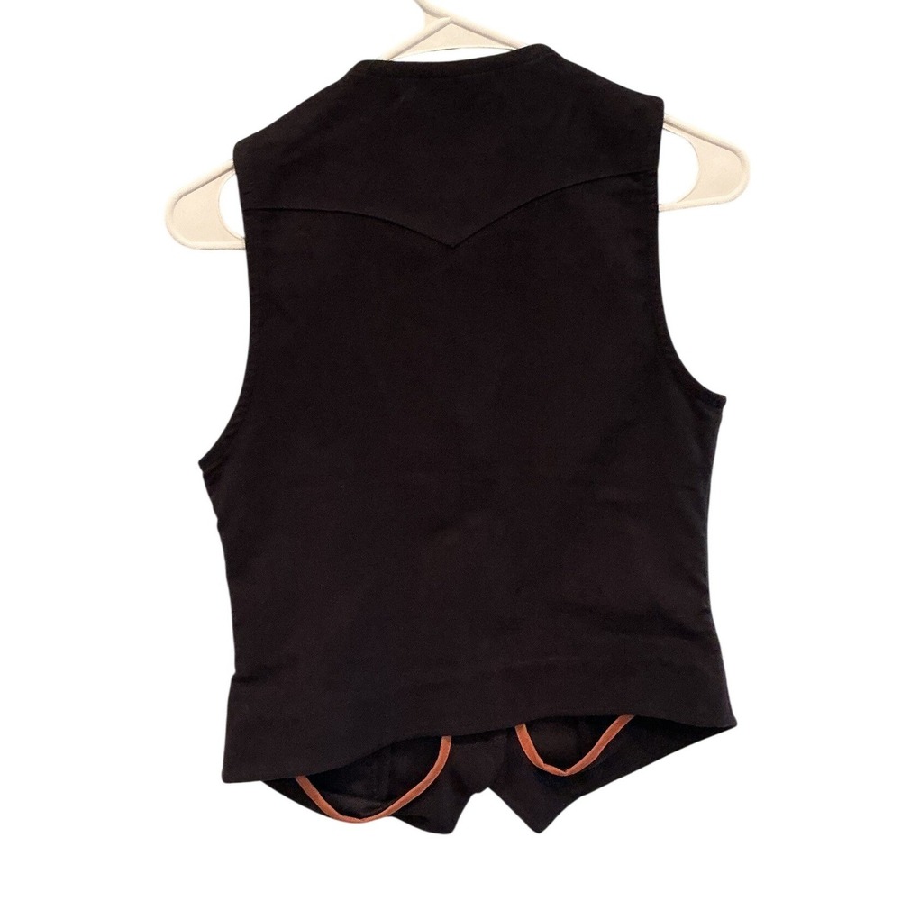 Tom Beckbe Womens Navy Blue Heavyweight Cotton Moleskin Vest Outdoor Frontier S - Picture 4 of 9